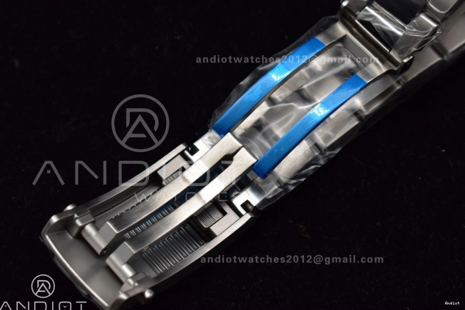 on Bracelet Best TF A2824 44 1:1 Blue Automatic Tiffany Dial Edition SS SuperOcean 1107